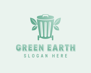 Compost Waste Bin logo design