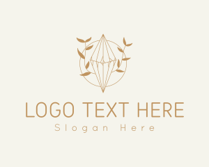 Feminine Floral Crystal logo