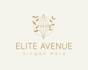 Feminine Floral Crystal logo design