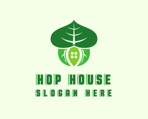 Leaf House Property  logo design