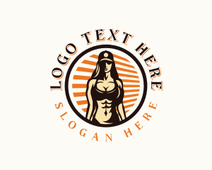 Sexy Strong Woman logo