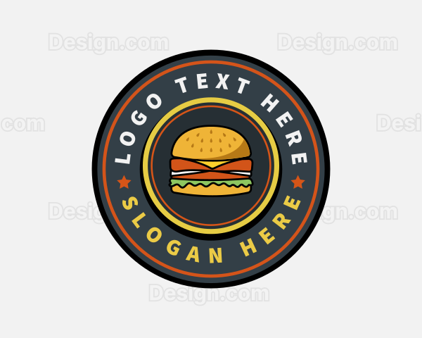 Fast Food Burger Restaurant Logo