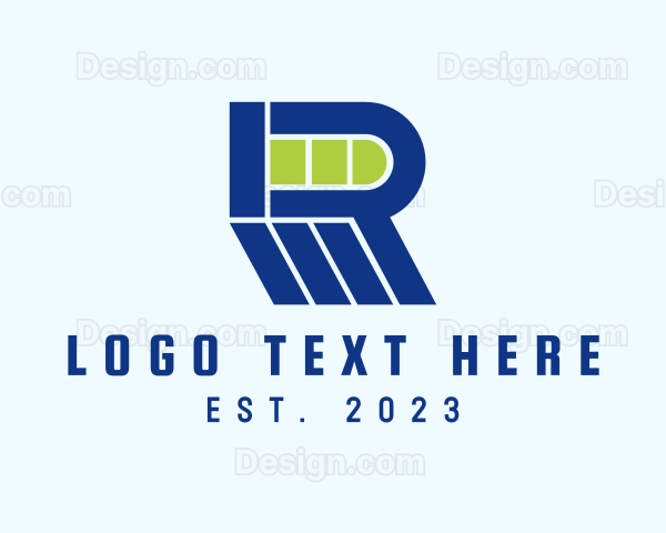 Battery Charger Letter R Logo