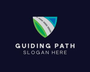 Highway Travel Shield logo design