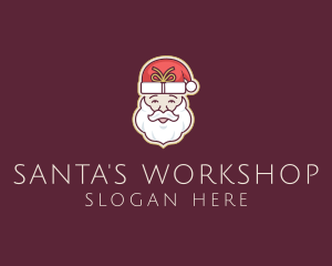 Santa Christmas Gift logo design