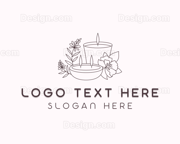 Flower Scented Candles Logo