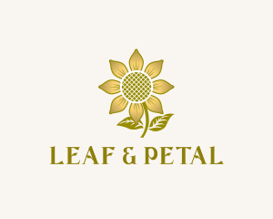 Botanical Garden Sunflower logo