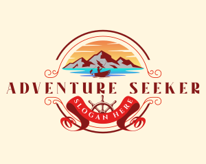 Mountain Sea Adventure logo design