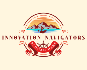 Mountain Sea Adventure logo design