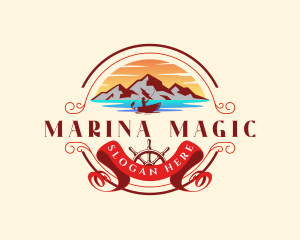 Mountain Sea Adventure logo design