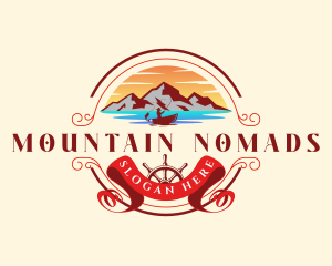 Mountain Sea Adventure logo design