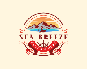 Mountain Sea Adventure logo design