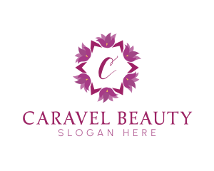 Flower Wreath Cosmetics logo design