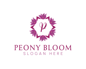 Flower Wreath Cosmetics logo design