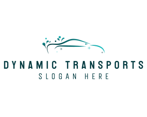 Car Wash Transportation Cleaning logo design