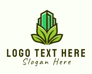 Condo - Leaf Tower Building logo design