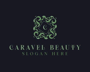 Natural Wreath Leaves logo design