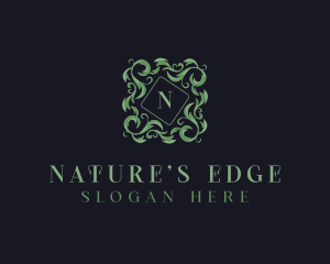 Natural Wreath Leaves logo design