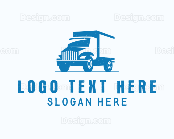 Market Delivery Truck Logo