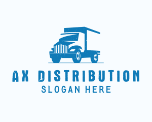 Market Delivery Truck logo design