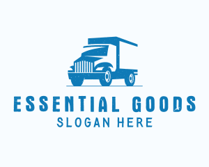 Market Delivery Truck logo design