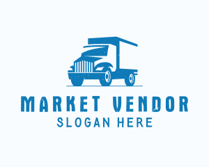 Market Delivery Truck logo design