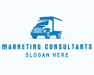 Market Delivery Truck logo design