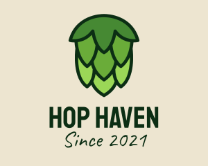 Green Hops Plant  logo