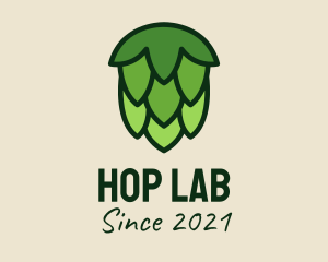 Green Hops Plant  logo