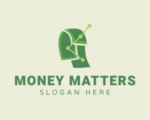 Money Bank Statistics logo design