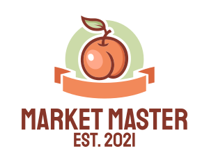 Peach Fruit Market  logo design