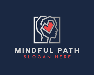 Mental Health Love  logo design