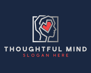 Mental Health Love  logo design