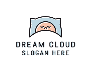 Kid Baby Sleep logo design