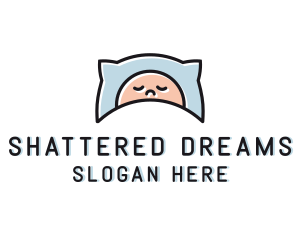 Kid Baby Sleep logo design