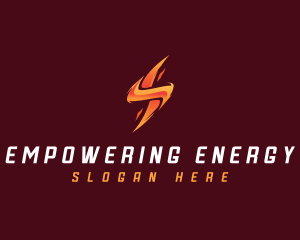 Lightning Electricity Thunder  logo design