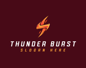 Lightning Electricity Thunder  logo design