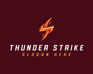 Lightning Electricity Thunder  logo design