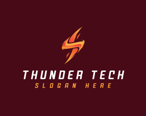 Lightning Electricity Thunder  logo design