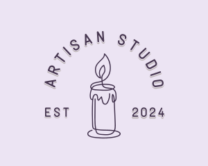 Wellness Candle Spa logo design