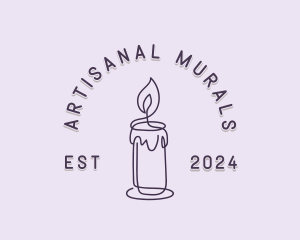 Wellness Candle Spa logo design