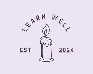 Wellness Candle Spa logo design