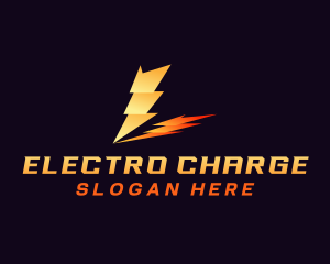 Lightning Bolt Voltage logo design