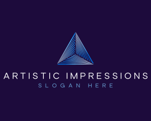 Pyramid Abstract Triangle logo