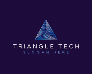 Pyramid Abstract Triangle logo