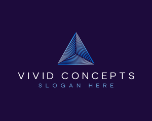 Pyramid Abstract Triangle logo