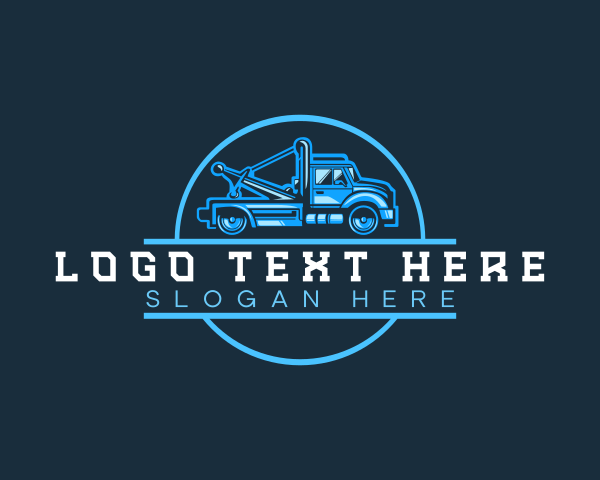 Pickup Truck logo example 4