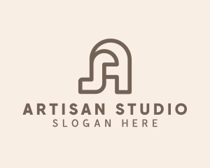 Creative Studio Letter A logo design