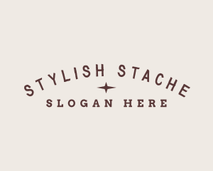 Stylish Retro Star logo design