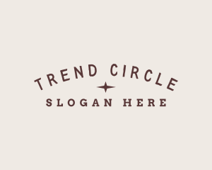 Stylish Retro Star logo